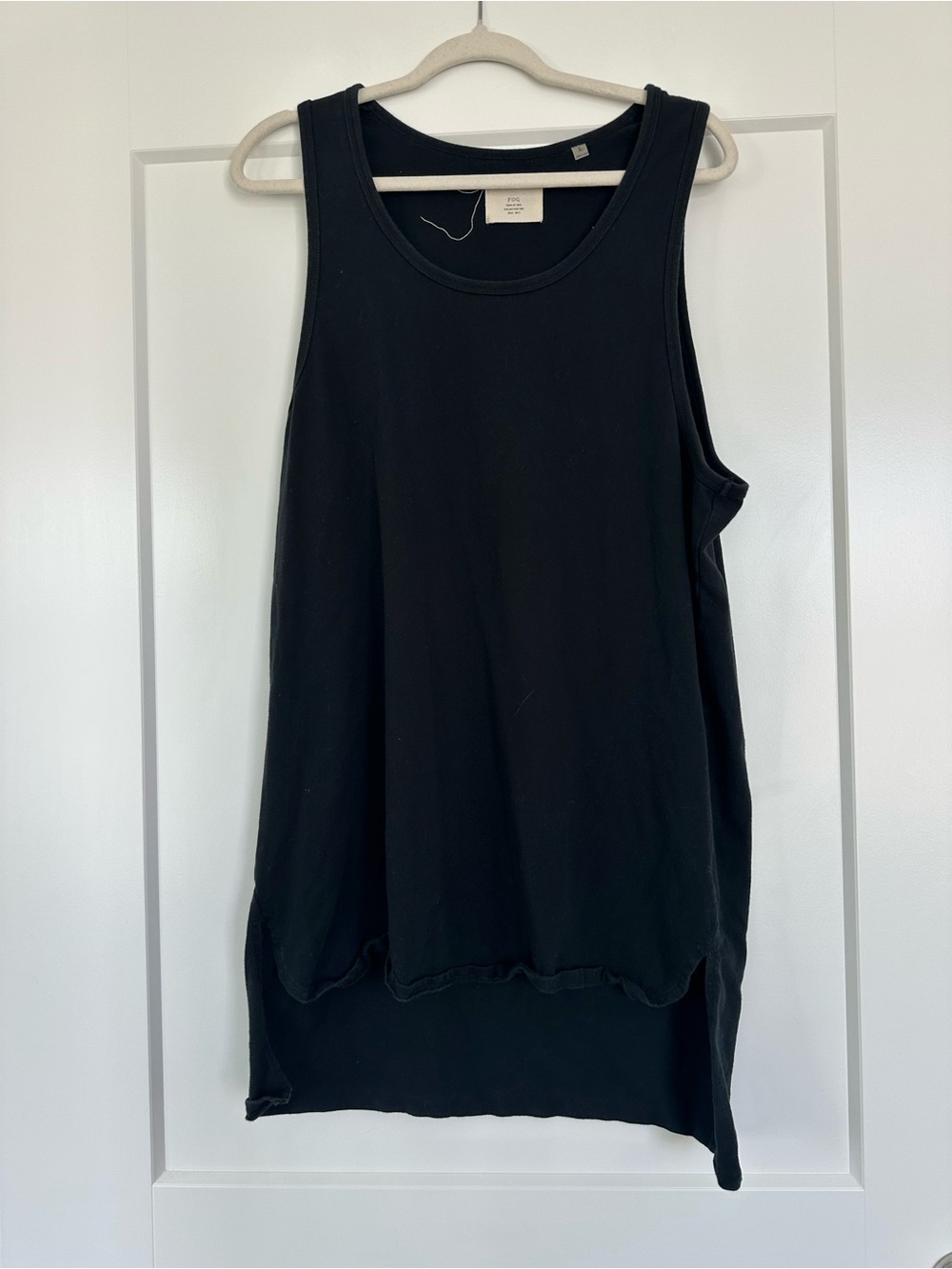Fear of God Black Sleeveless Tank Top